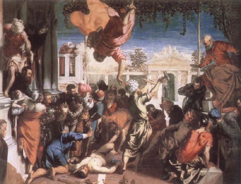 TINTORETTO, Jacopo The Miracle of St Mark Freeing the Slave china oil painting image